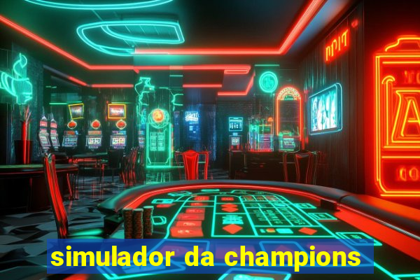 simulador da champions